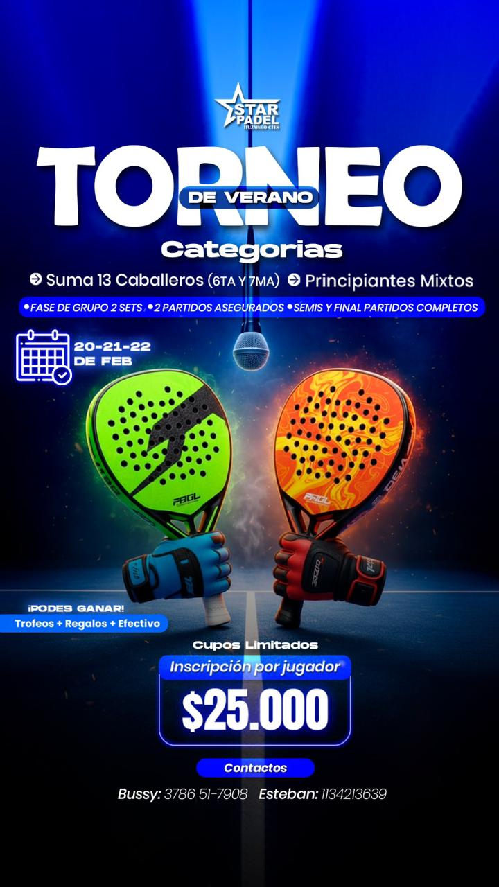 Suma 13 CABALLEROS - TORNEO DE VERANO